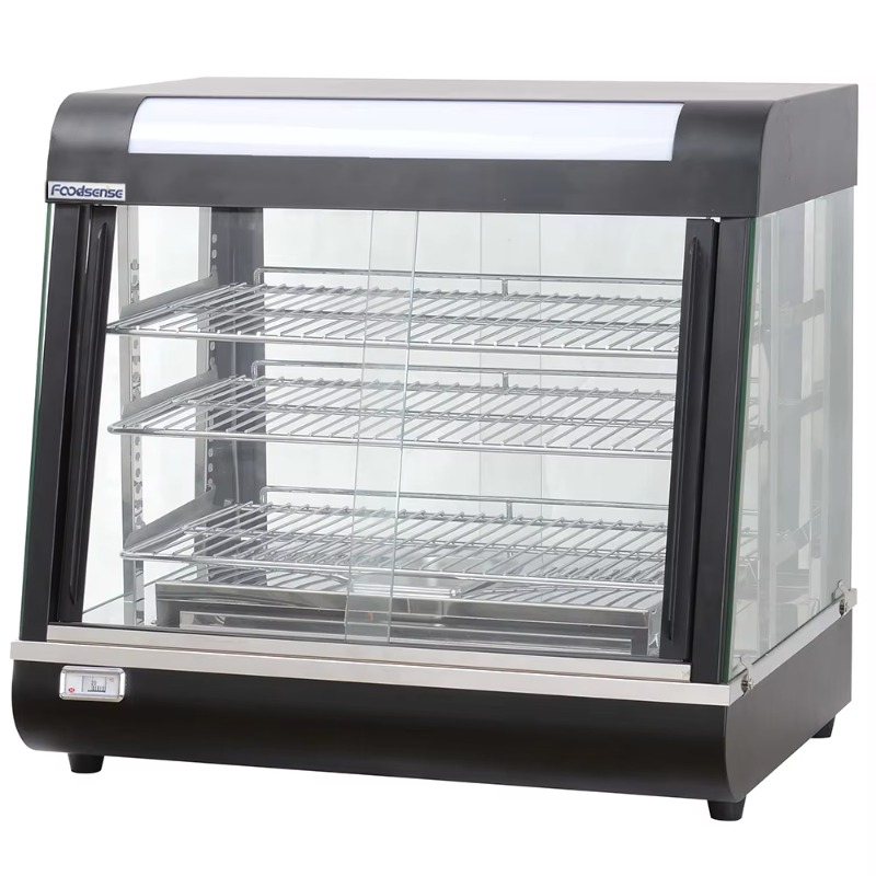 Glass Cabinet Display - Komercyjna izolowana witryna ze stali nierdzewnej