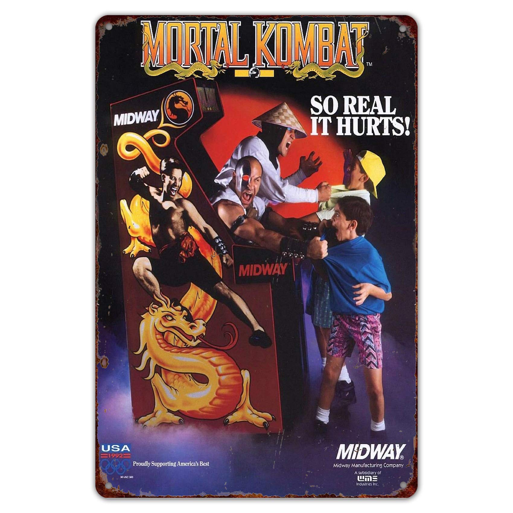 Arcade X - Tabliczka metalowa 8