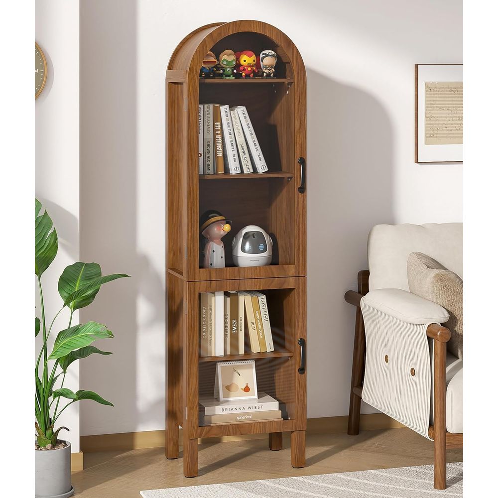 Wysoka, łukowa witryna o wysok – Glass Cabinet Display recenzja i cena