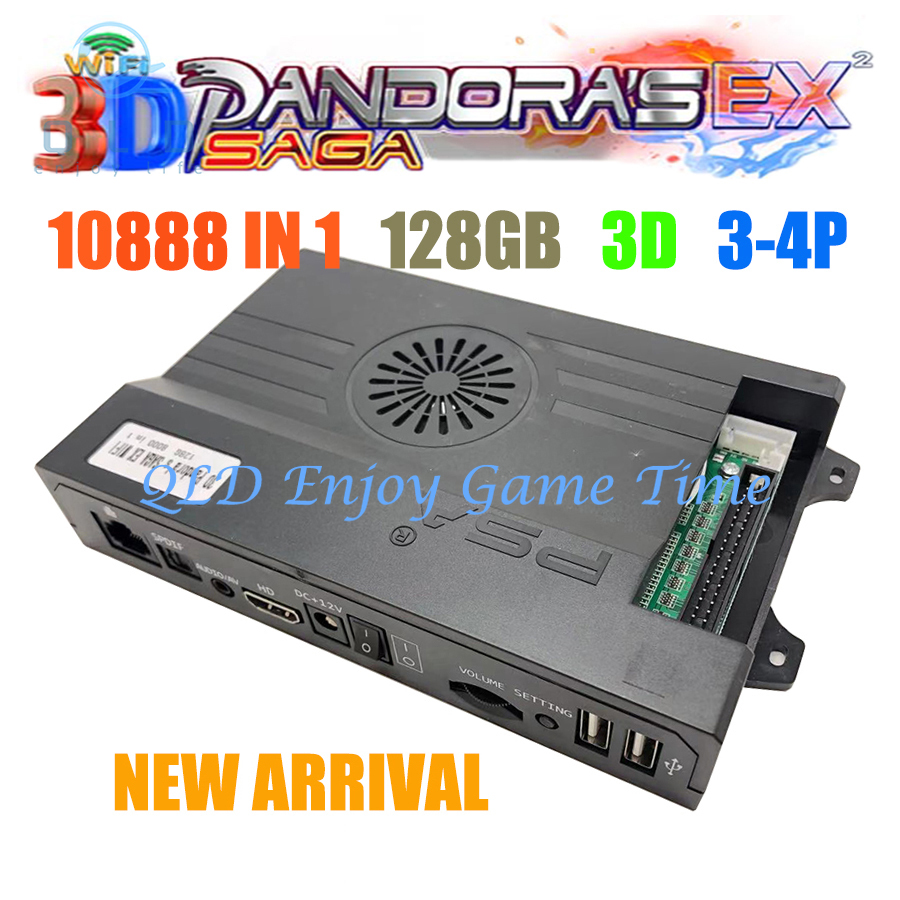 128GB 3D Pandora Saga EX2 Arca – Trackball Controller Arcade recenzja i cena