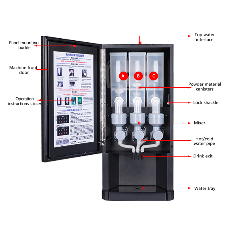 30SCW-8 Automat do kawy na gor – Commercial Vending Machine recenzja i cena