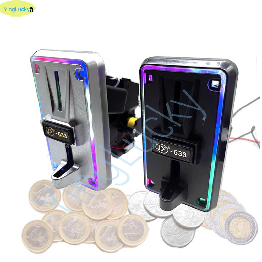 Kolorowy czytnik monet LED, se – Arcade Vending Machines recenzja i cena