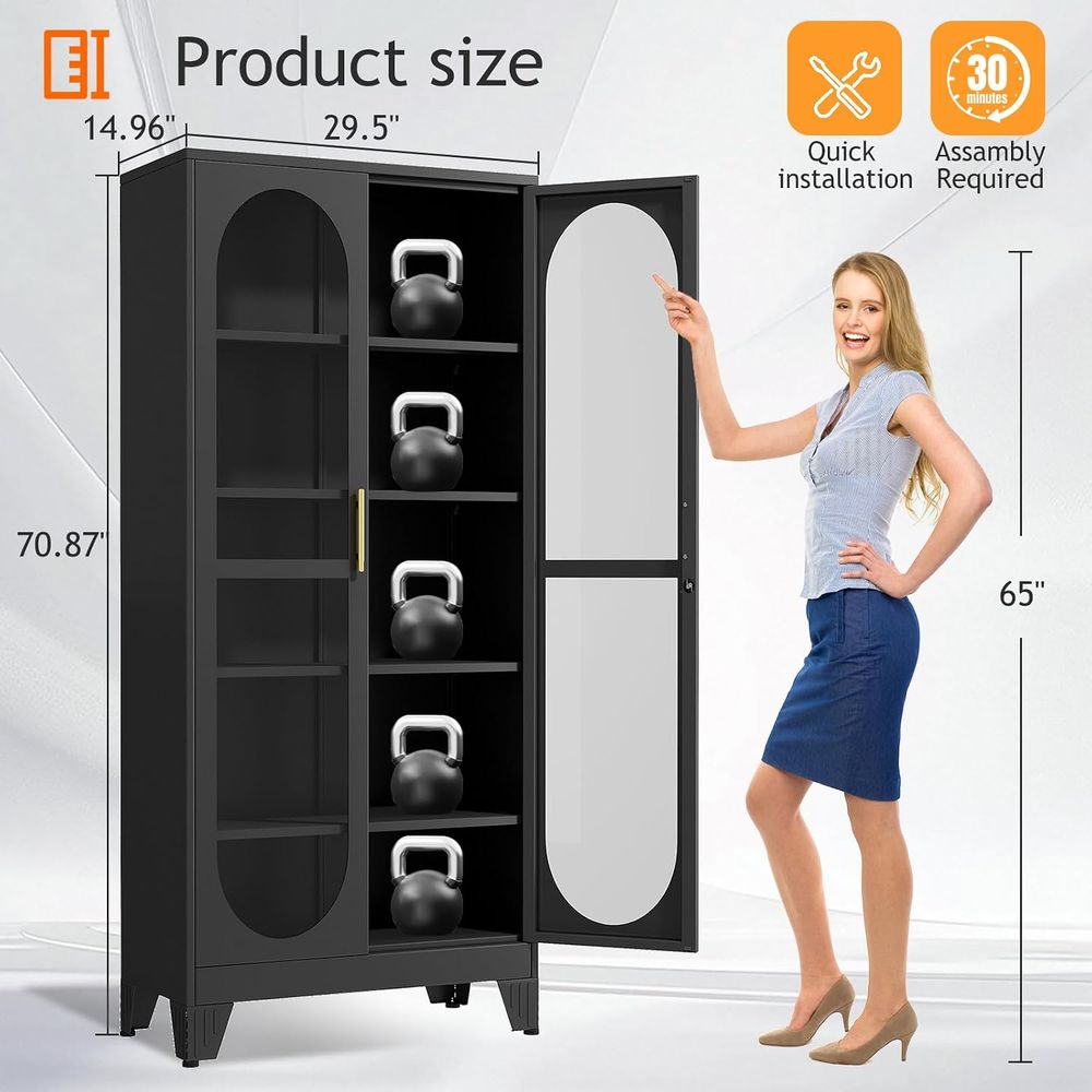 Wysoka szafka ekspozycyjna zam – Glass Cabinet Display recenzja i cena