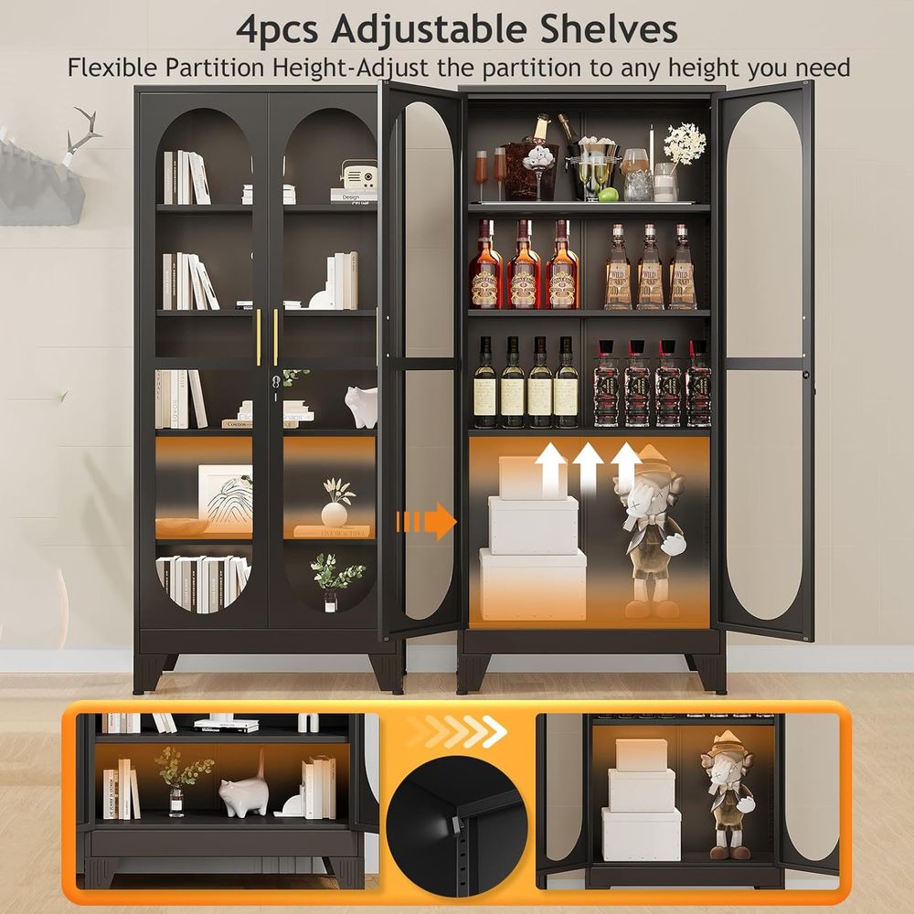 Wysoka szafka ekspozycyjna zam – Glass Cabinet Display recenzja i cena