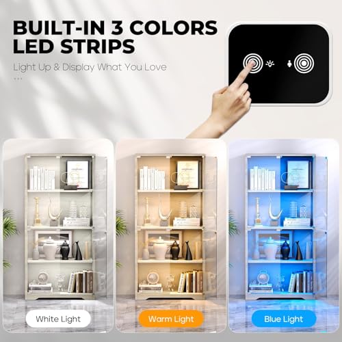 Witryna z szklanymi drzwiami,  – Glass Cabinet Display recenzja i cena