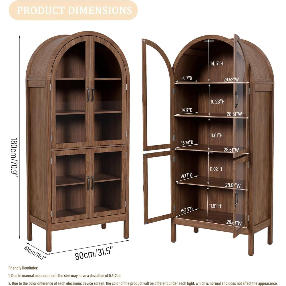 Wysoka 70,9 cm witryna z akryl – Glass Cabinet Display recenzja i cena