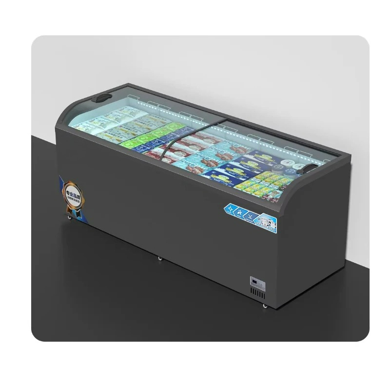 Komercyjna zamrażarka o dużej  – Glass Cabinet Display recenzja i cena