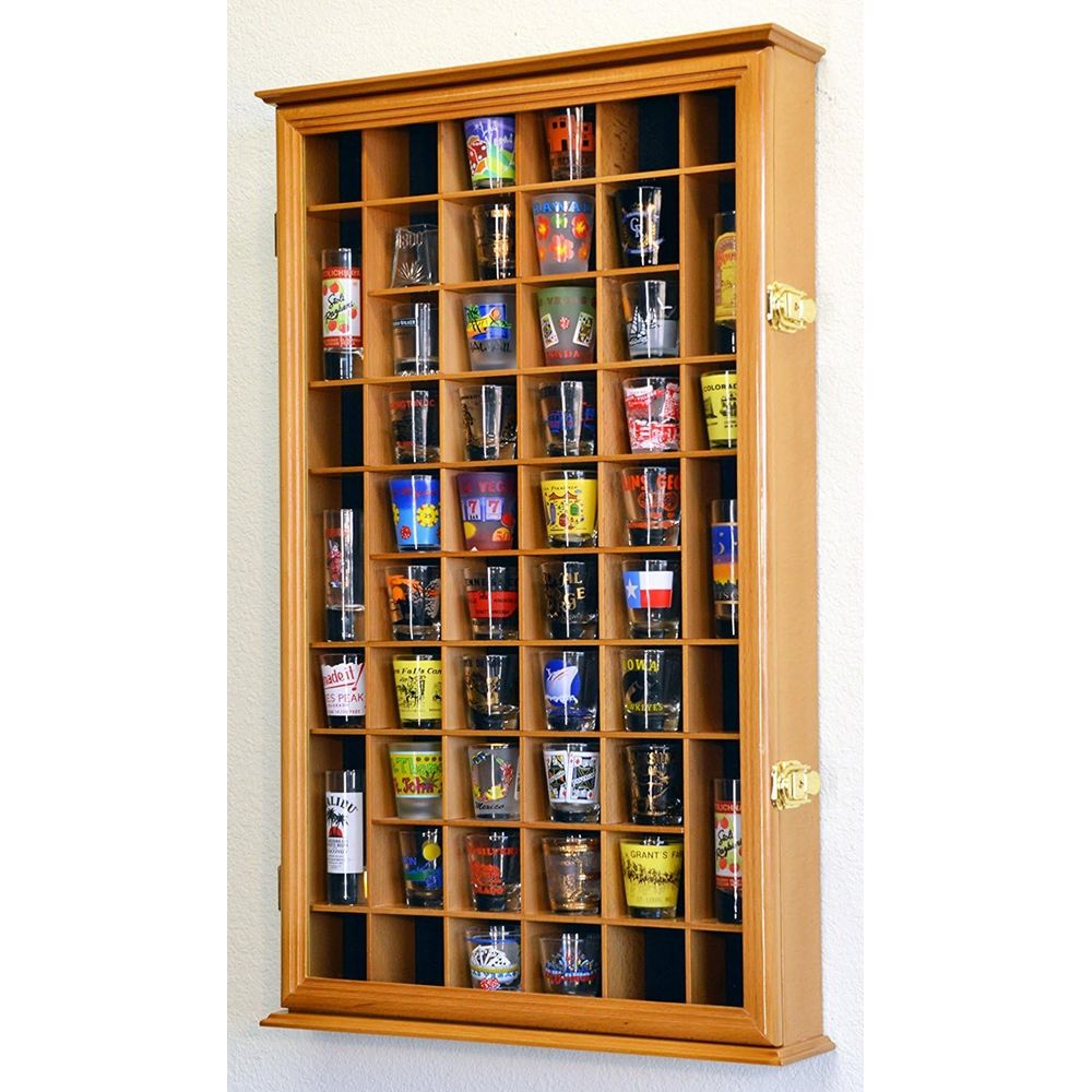 Szafka na 54 kieliszki do shot – Glass Cabinet Display recenzja i cena