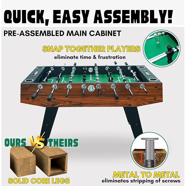 Profesjonalny stół do piłkarzy – Foosball Table Commercial recenzja i cena